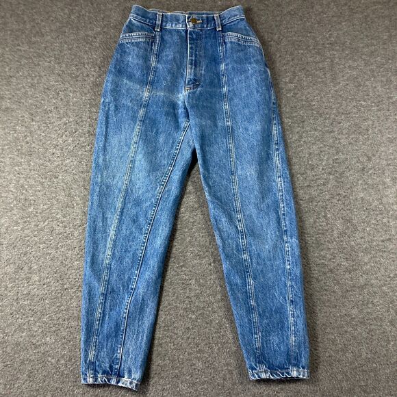 Lee Denim - Vintage 70s 80ss Lee Acid Wash Bareback Jeans Womens Size 24 2-4